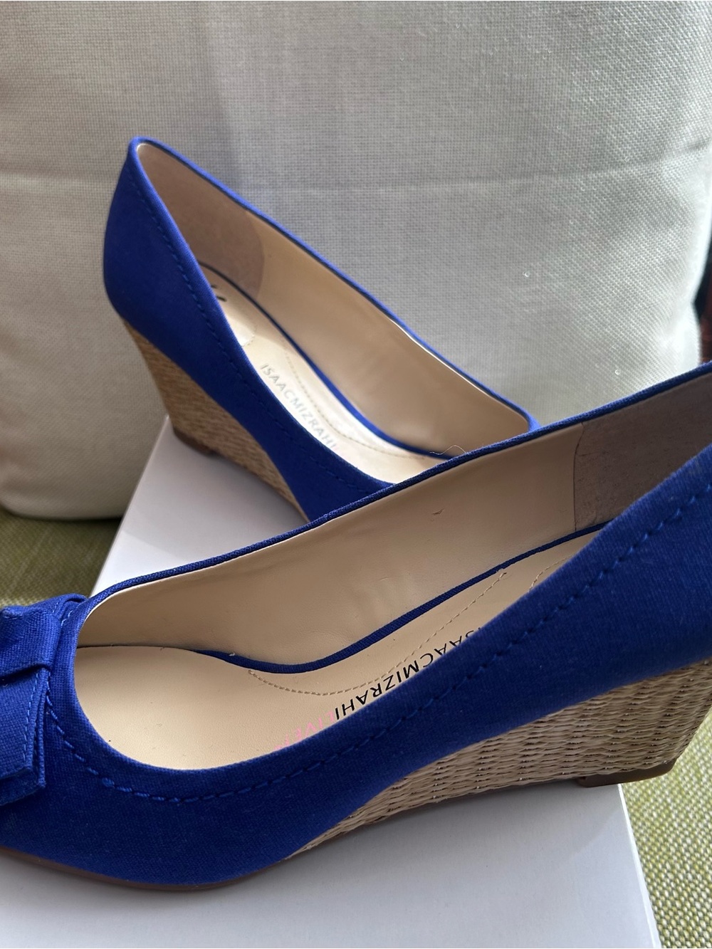 NEW Issac Mizrahi Peep Toe Espadrilles - Picture 7 of 7